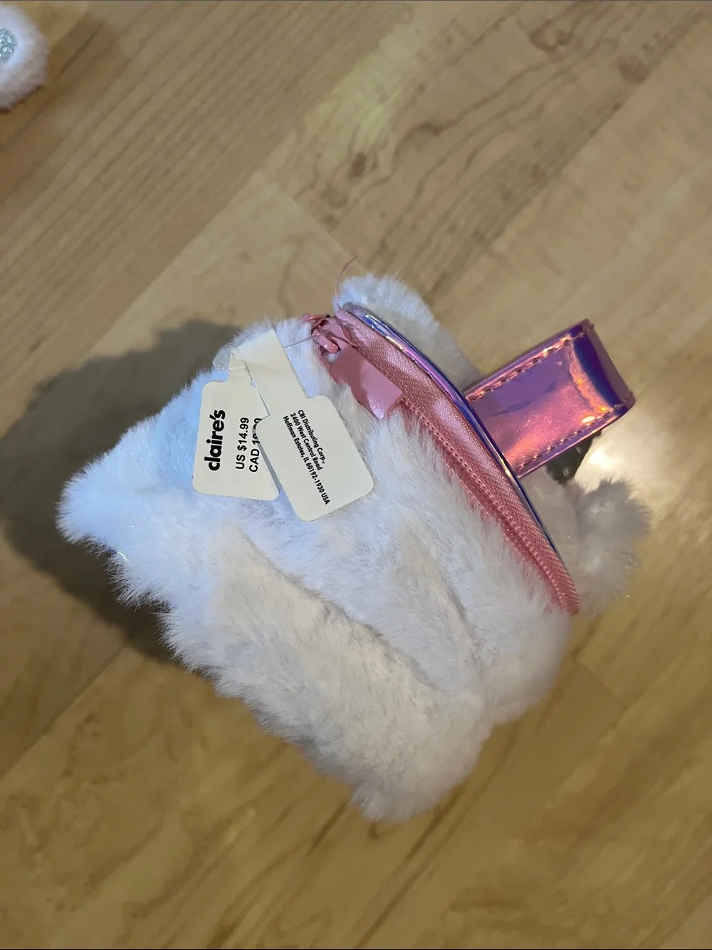 Claire’s 🦄 Unicorn 3-Piece Bundle | Cosmetic Bag Sleep Mask & Lip Gloss NWT